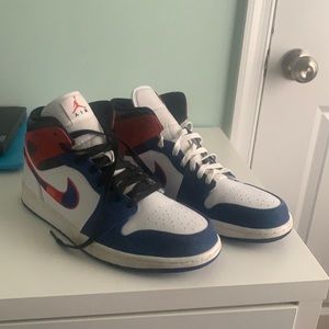 Jordan ones multi color shoosh